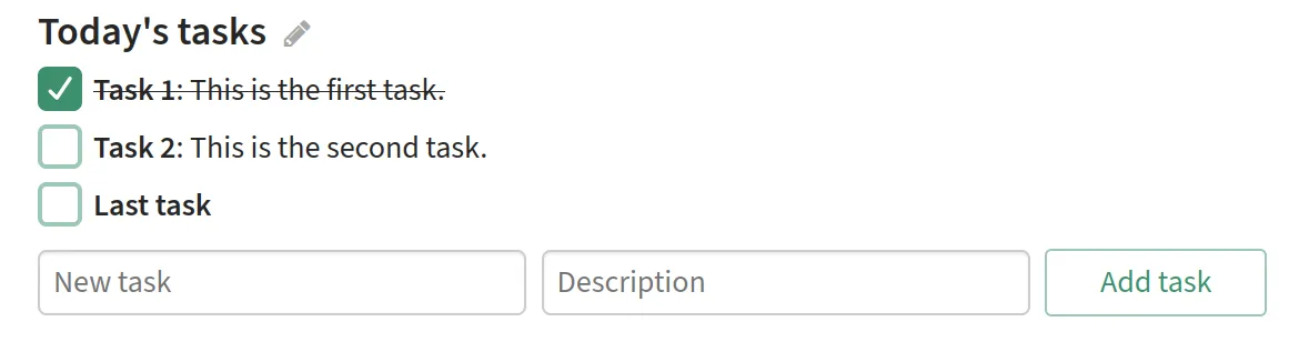 Markdown todo-lists